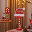 LED Christmas decorative lights, stop signs, Christmas hats, crown shaped lights, storefront ambient lights - Korvel