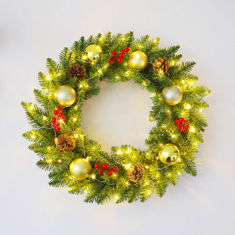 Corona de Navidad de Ratan Elegante - Disponibles en Múltiples Tamaños