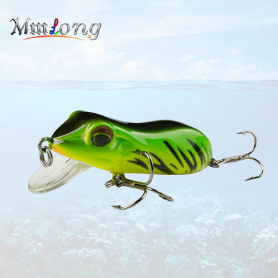 Mmlong 6.3cm Hard Frog Fishing lures Floating Minnow MR03-S Artifical Baits  Wobbler  Crank Bait  Pesca - Korvel