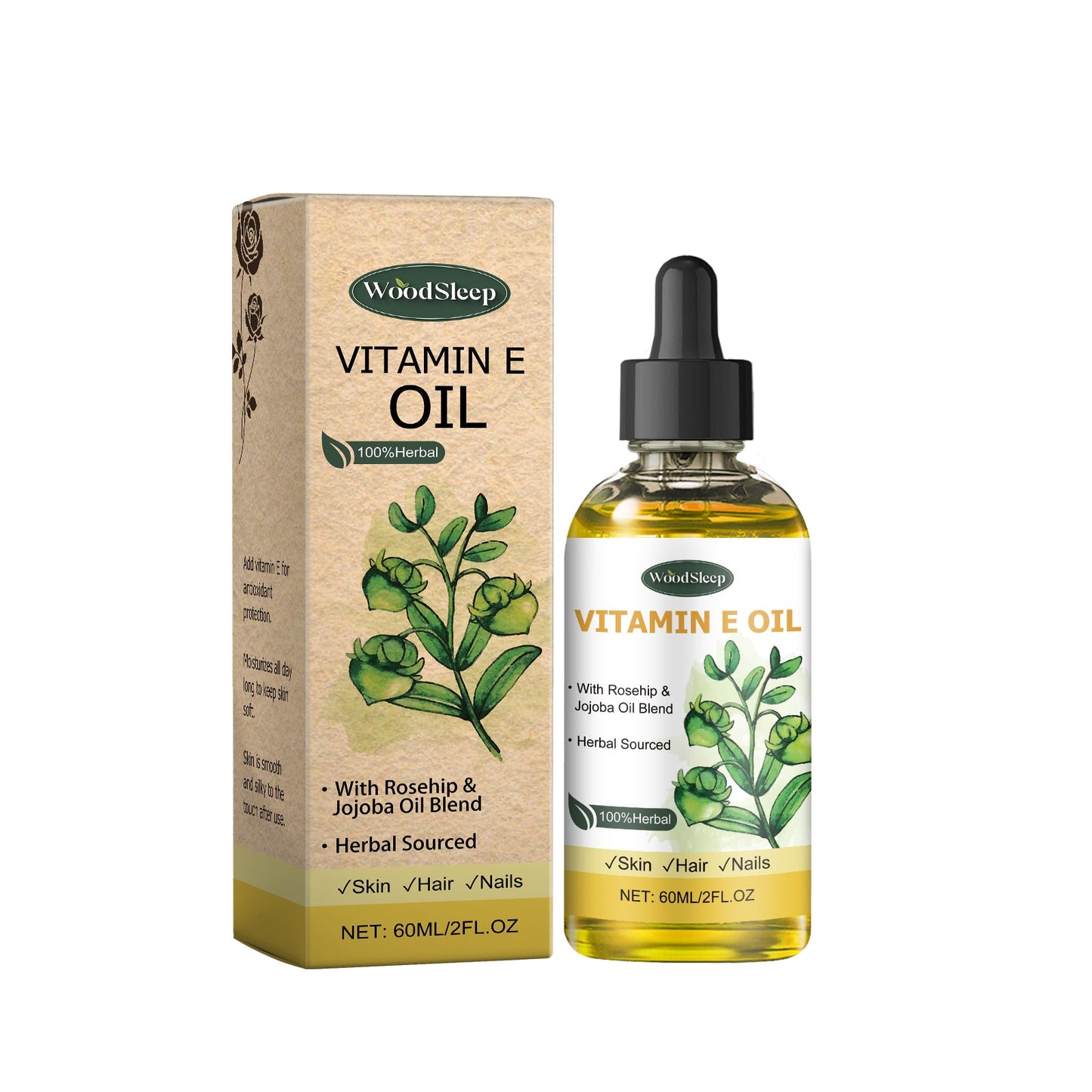 Skin Care Oil Vitamin E Moisturizes And Moisturizes Skin Daily Care Oil - Korvel