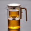 Elegant Heat-Resistant Glass Tea Set with Magnetic Suction