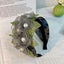 Fashionable handmade fabric exaggerated flower headwear - Korvel