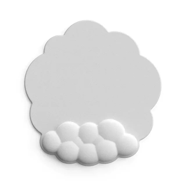 Mouse pad with wrist rest keyboard cloud anti-slip memory foam desktop office gamer mouse wrist rest - Korvel
