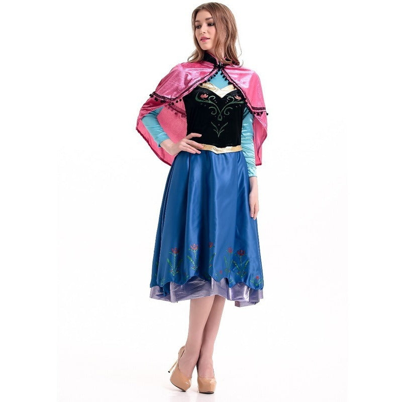 Vestido de disfraz Premium de Anna para Halloween y Cosplay