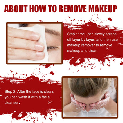 Halloween Makeup Kit, Simulates Plasma Skin Wax-Shaped Scar Water Wound Makeup Halloween Makeup Kit - Korvel