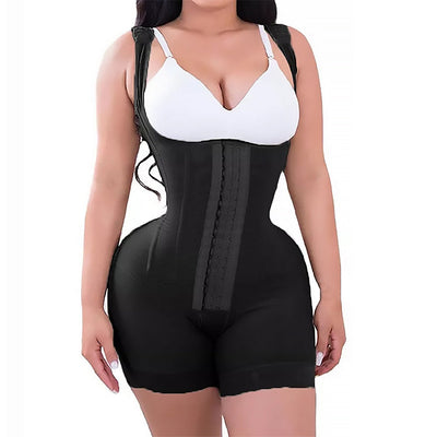 European and American abdominal jumpsuit tight fitting and hip lifting pants anti slip drop glue plastic pants lace buckle shaping drawstring pants - Korvel