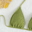 Stylish Lace-Up Neck Bikini Swimsuit for Women