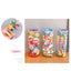 10PCS/Set Rainbow Cartoon Character Fruits Flower Nylon Elastic Hair Bands Women Girl Sweet Rubber Hair Tie Scrunchie Headwear - Korvel