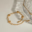 Stainless steel gold splicing personalized niche design titanium steel bracelet - Korvel