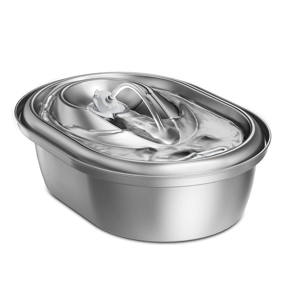 Distributeur d'eau intelligent en acier inoxydable premium pour animaux de compagnie