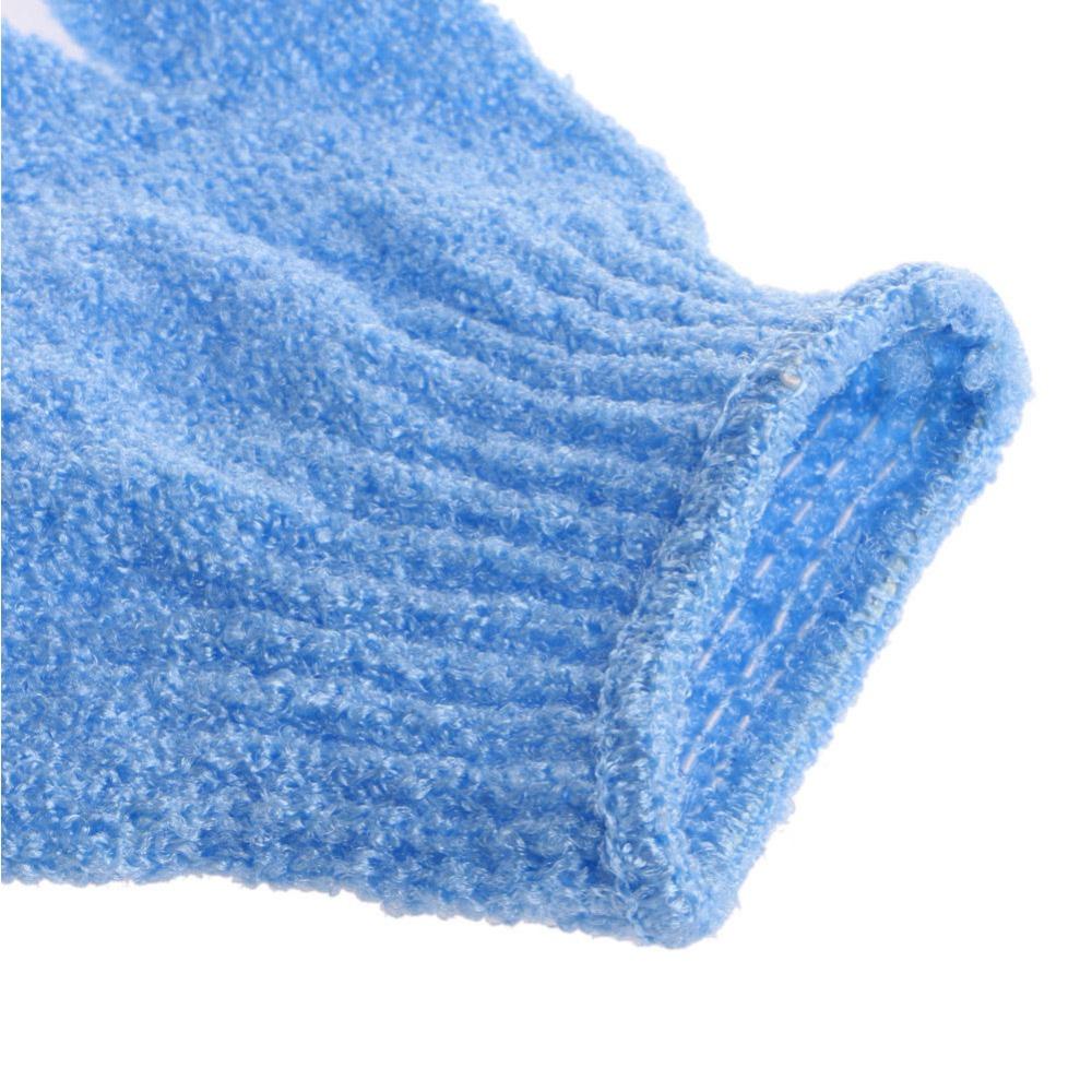 1Pc Shower Bath Glove Exfoliating Wash Skin Spa Massage Body Back Scrub Scrubber - Korvel