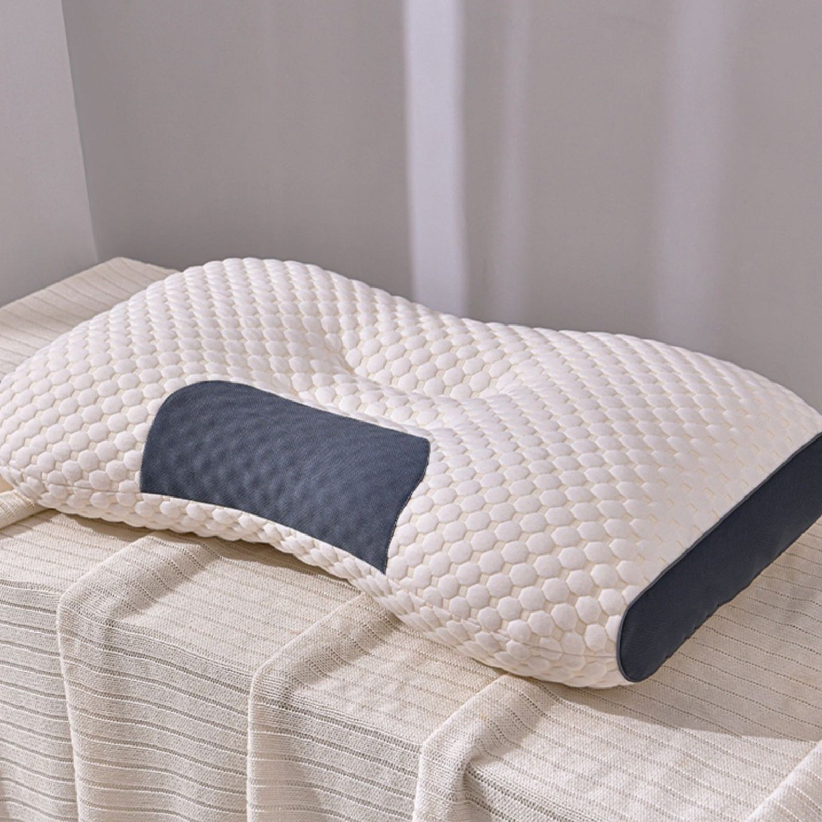 Water Cube Washable Neck Protection SPA Massage Pillow Single Dormitory Home Single Support Pillow Core - Korvel