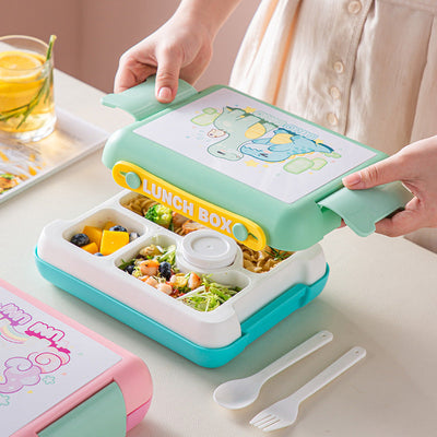 Cute Compartment Microwaveable Lunch Box for Fresh Meals