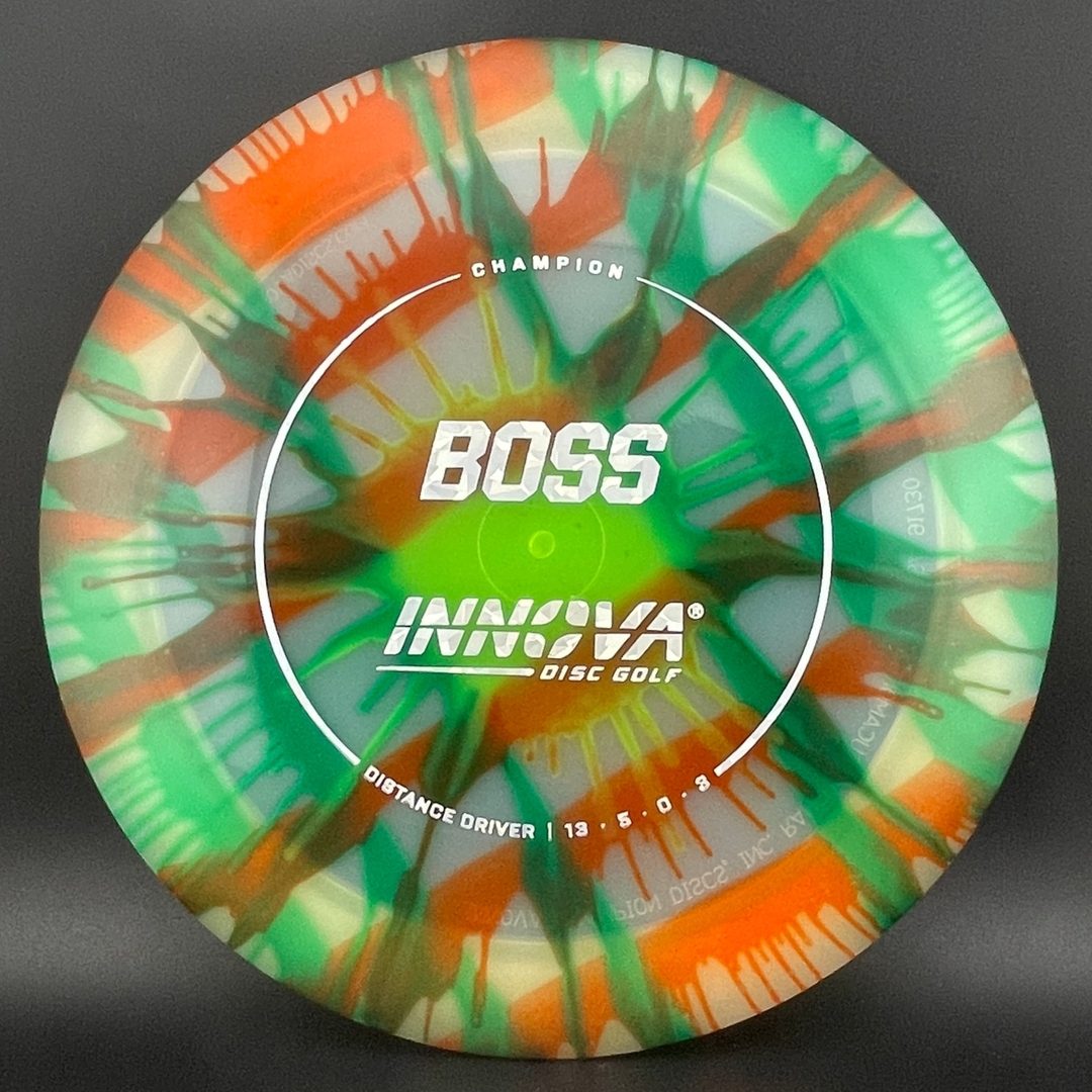 I-Dye Champion Boss Disc Golf Driver