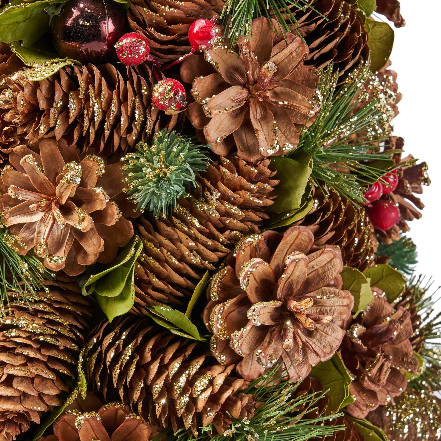 Natural Pine Cone Table Top Tree