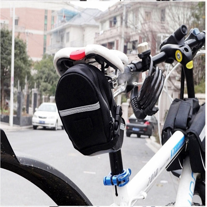 Bicycle Mountain Bike Saddle Bag Seat Post Rear Seat Bag Cushion Kit Cycling Equipment Accessories - Korvel