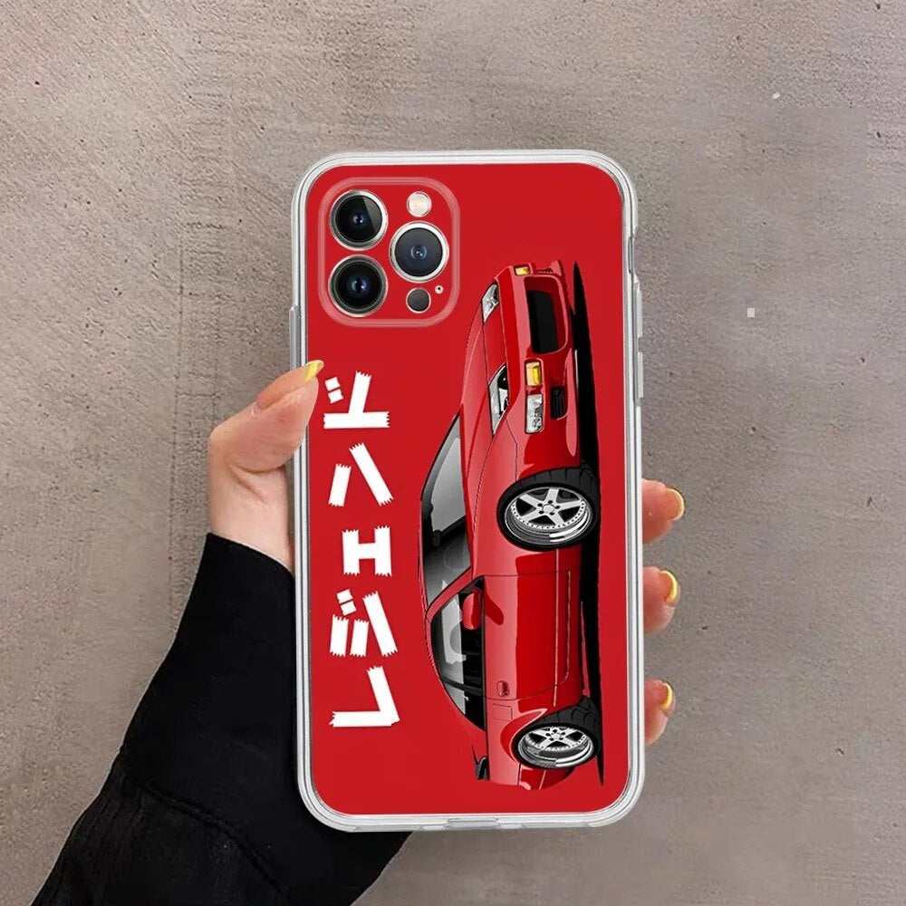 Premium Soft Shell Case for iPhone 15 - Black