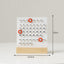 Calendario Creativo de Anillo Estético Alto 2023 - Decoración de Escritorio