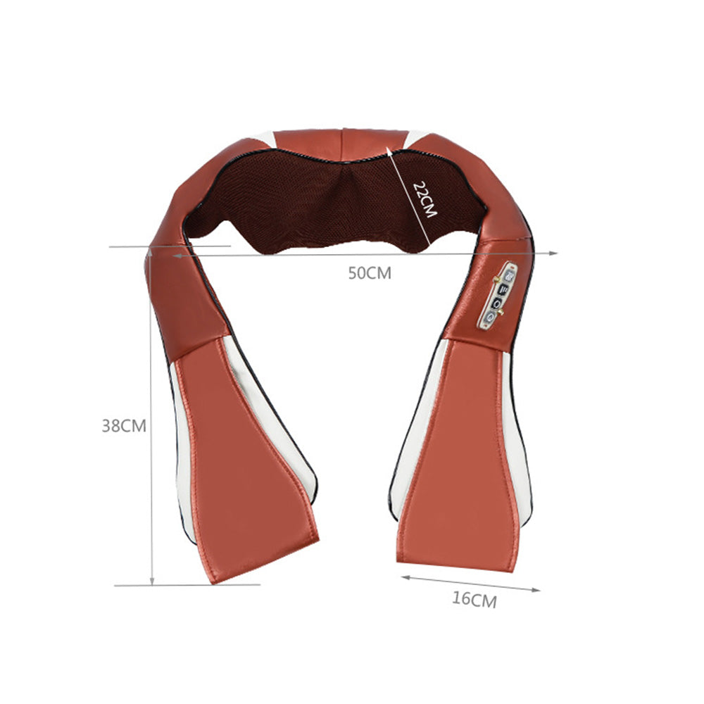 3D Kneading Massage Shawl Hot Compression Electric Neck Waist Shawl Neck Shoulder Cervical Massage Shawl - Korvel