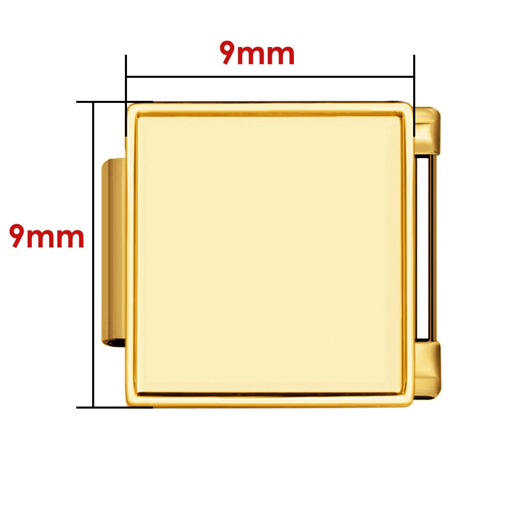 DIY Personalized Photo Picture Frame Making Titanium Steel Watch Band Chain Fashion Splicing Modular Bracelet - Korvel
