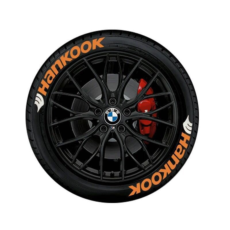 【 Font Set 】 Car Tire Stickers Tire Letter Stickers English Letter 3D Stereoscopic Stickers - Korvel