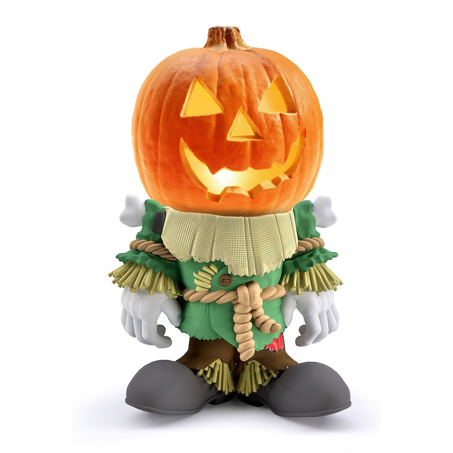 Luminous Pumpkin Knight Garden Ornament