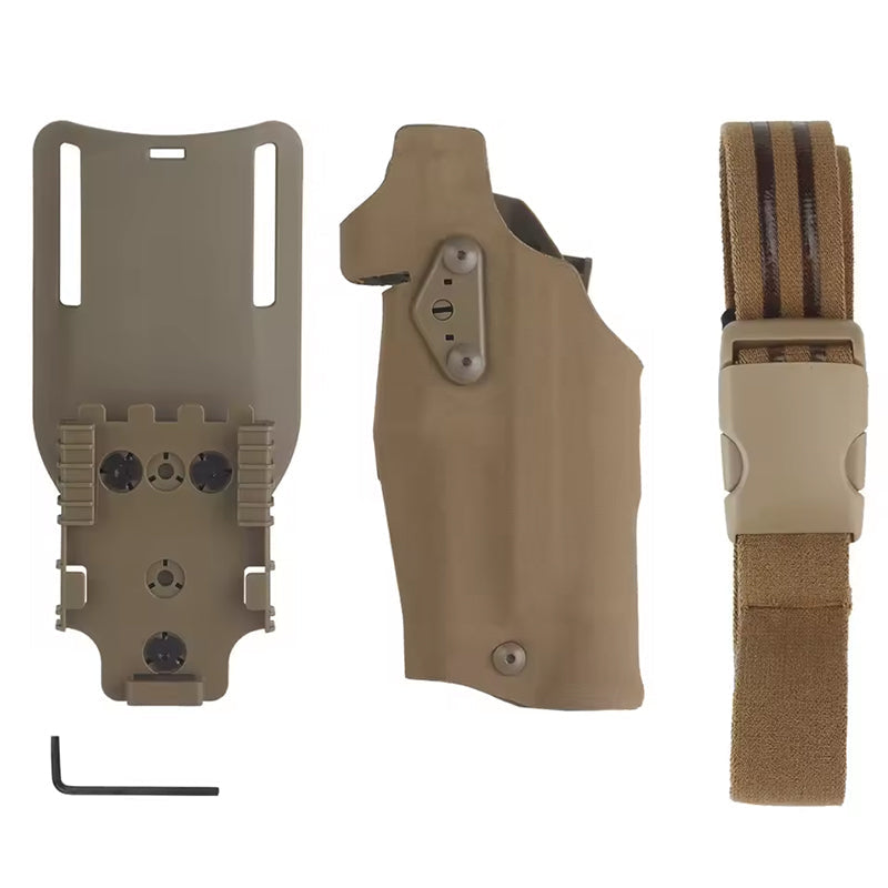 Holster tactique pour pistolet gauche 6354DO pour Glock 17