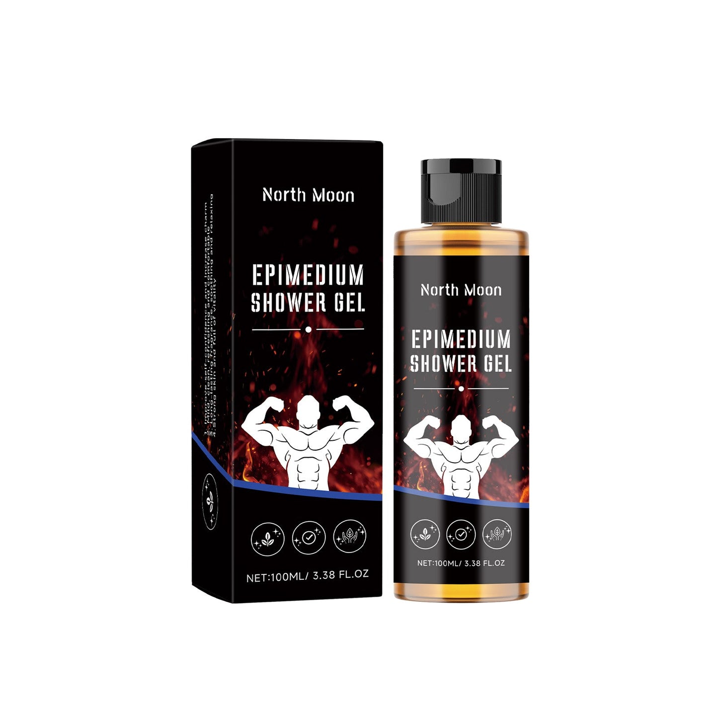Gel douche corporel premium pour hommes pour une peau propre et hydratée