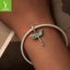 Charm Pendent DIY Libellule Verte Argentée - Argent Pur S925