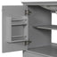 30inchgrey Bathroom Vanity with Sink ComboMulti-functional Bathroom Cabinet with Doors and Drawer Solid Frame and MDF Board - Korvel