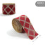 Christmas ribbon imitation linen ribbon decoration bow accessories snowflake Christmas ribbon in stock - Korvel