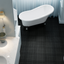 12 x 12 inch black interlocking deck tiles, plastic waterproof, weighing up to 6613 pounds, with a rose pattern pack of 12 - Korvel