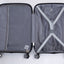 Hardshell Suitcase Spinner Wheels PP Luggage Sets Lightweight Durable Suitcase with TSA Lock,3-Piece Set (20/24/28) ,Silver - Korvel