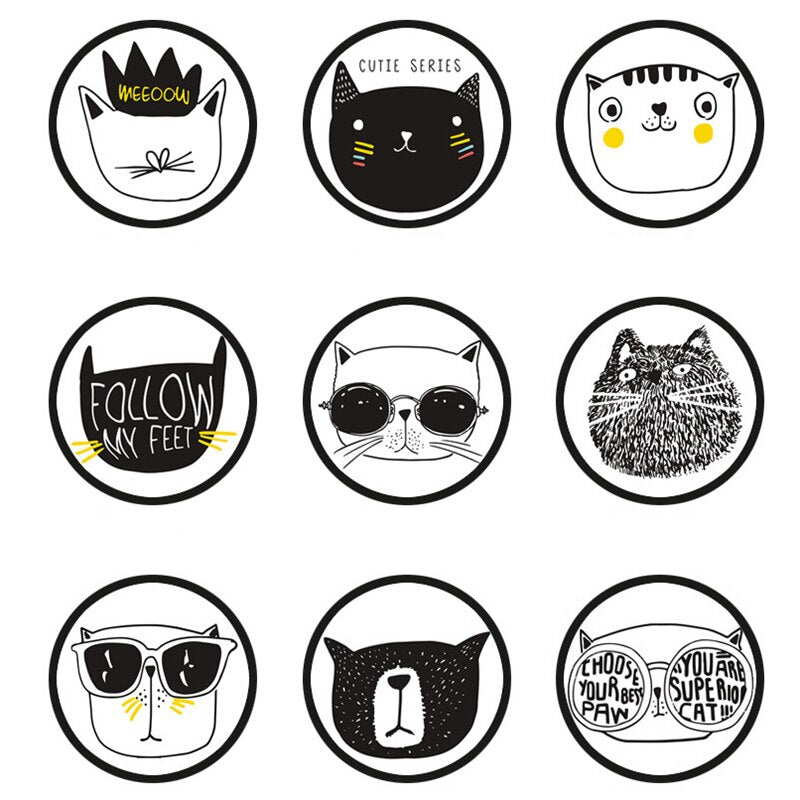 40cm Multifunction Cartoon Cool Cat Plush Round Portable Cushion Blanket Air Conditioning Quilt Throw Pillows for Car Sofa - Korvel
