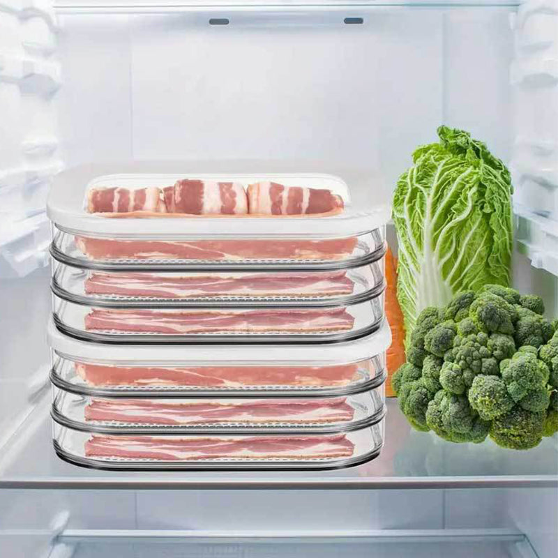 Contenedores de Carne Fría Herméticos, 18.6oz, Paquete de 24, Sin BPA