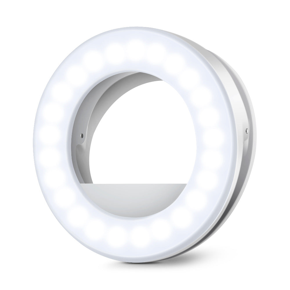 Mobile Phone Fill Light Anchor Beauty Rejuvenation Vibrato Live Charging Light LED Ring Small Indoor Selfie Universal - Korvel
