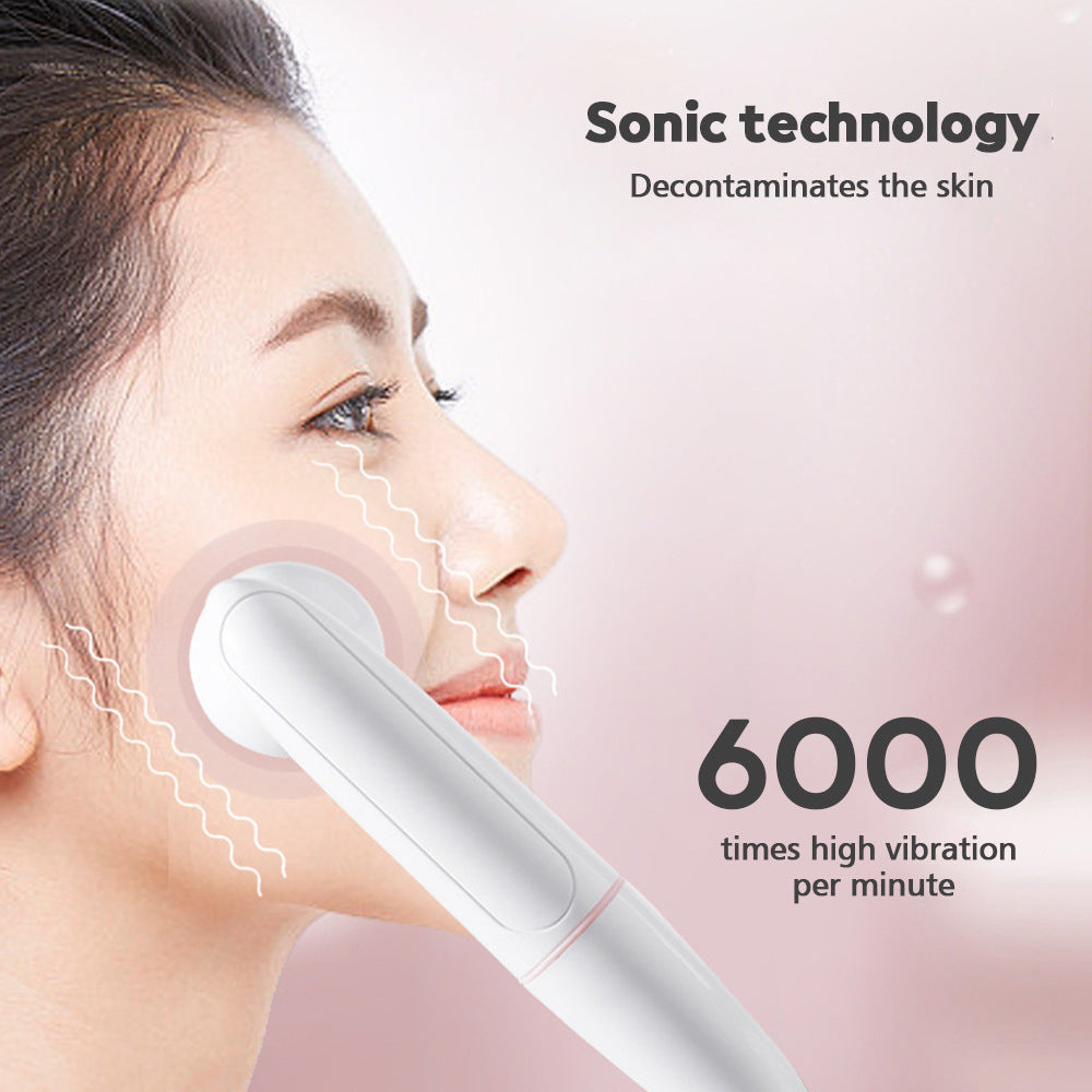 Nettoyant facial en silicone à 2 vitesses avec vibration sonique