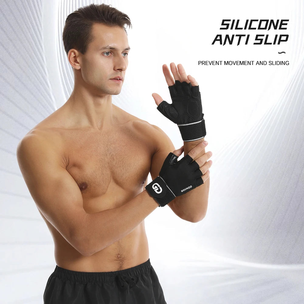Guantes de Fitness Premium con Diseño Antideslizante de Microfibra