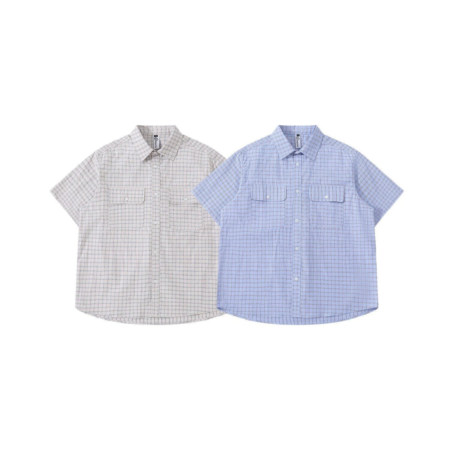 Premium Striped Pocket Short Sleeved Shirt