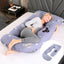 J-Shaped Pregnancy Pillow for Side Sleepers