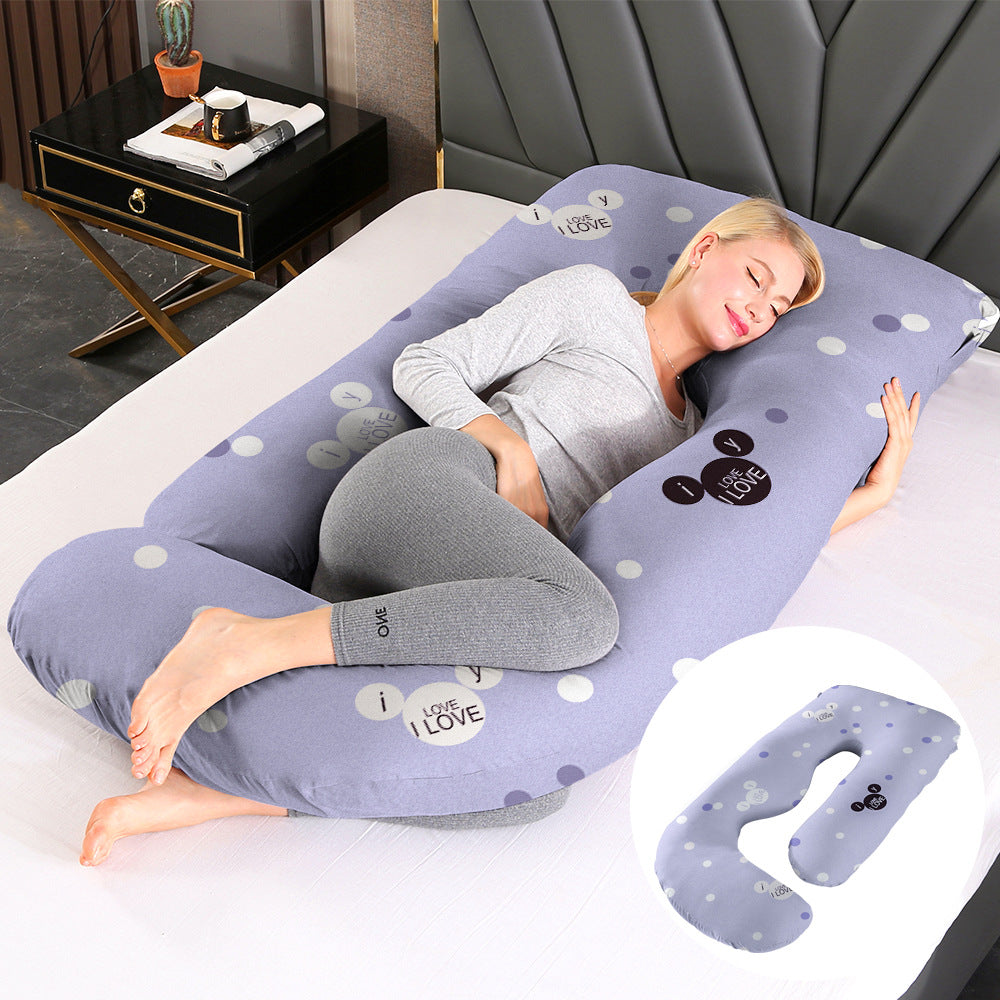 J-Shaped Pregnancy Pillow for Side Sleepers