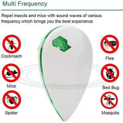 Ultrasonic Indoor Insect Repellent with LED Night Light