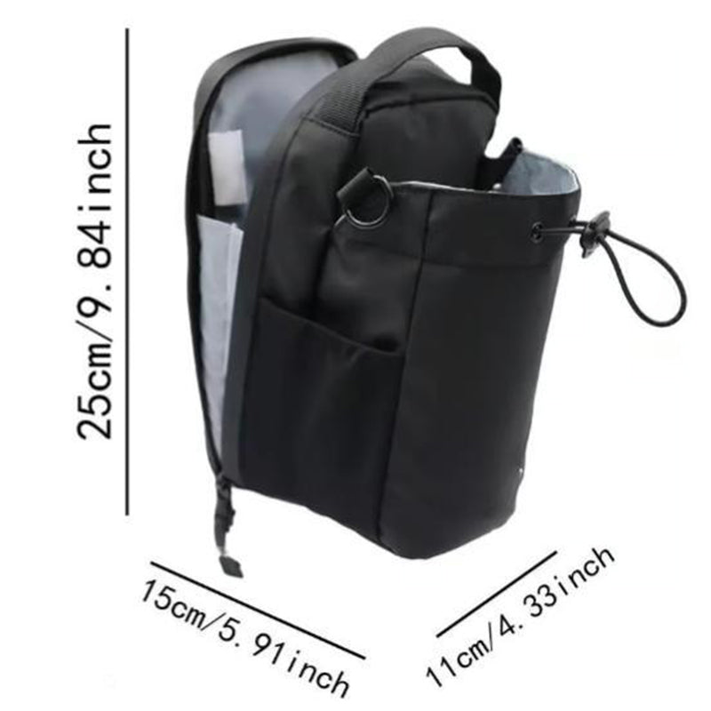 Magnetic Sling Bag for Men & Women. Ideal as a gym, travel, and work bag. Keeps your belongings off the dirty gym floor. - Korvel