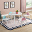 Children's panel table with 4 chairs - Korvel