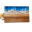 Wood and Resin Cutting Board Ocean Epoxy Resin Serving Cheese Board - Korvel