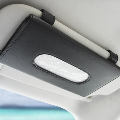 1 Pcs Car Tissue Box Towel Sets Car Sun Visor Tissue Box Holder Auto Interior Storage Decoration for BMW Car Accessories - Korvel