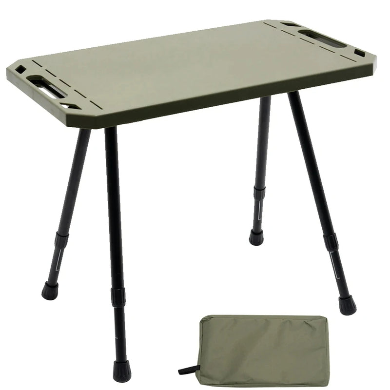 Adjustable Height Folding Picnic Table - Premium Aluminium Alloy