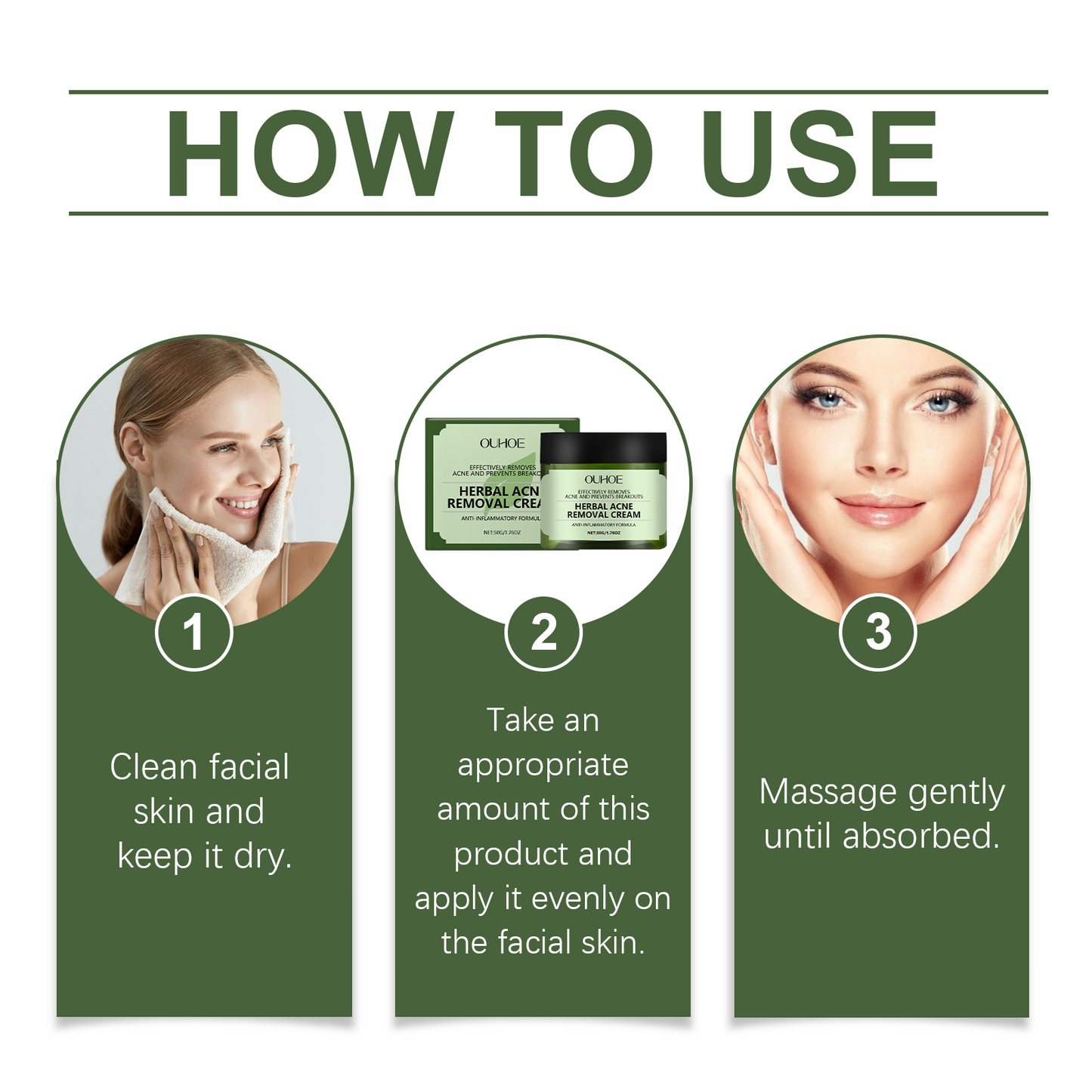 Herbal Acne Cream Hydrates, Moisturizes, Improves Skin, Details Pores, And Lightenes Blemishes - Korvel
