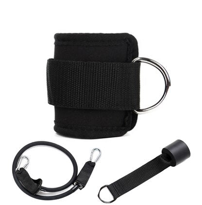 Resistance Bands with Ankle Straps Cuff with Cable for Attachment Booty Butt Thigh Leg Pulley Strap Lifting Fitness Exercise - Korvel