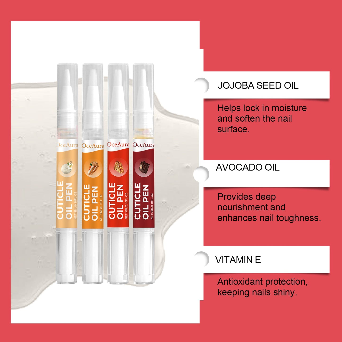 Huile à Cuticules Premium pour un Soin Délicat des Ongles